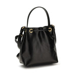 Balmain Black Calf Leather Bos Taurus Backet Bag