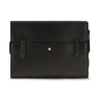 Balmain Black Lamb Ovis Aries Aries Clutch Bag