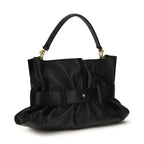 Balmain Black Calf Leather Bos Taurus Handbag