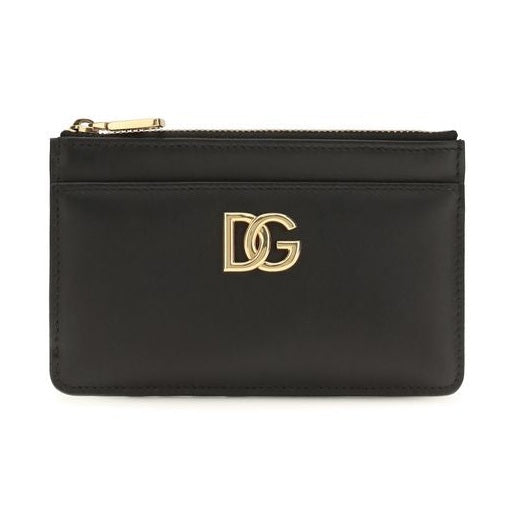 Dolce & Gabbana Black Calf Leather Bos Taurus Wallet