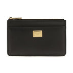 Dolce & Gabbana Black Calf Leather Bos Taurus Wallet