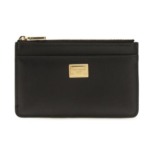 Dolce & Gabbana Black Calf Leather Bos Taurus Wallet