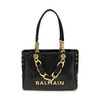 Balmain Black Calf Leather Bos Taurus Shoulder Bag