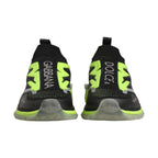 Dolce & Gabbana Black Green Sorrento Low Top Sneakers Shoes