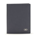 Ferragamo Blue Calf Leather Bos Taurus Wallet