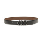 Ferragamo Blue Calf Leather Bos Taurus Regular Belt