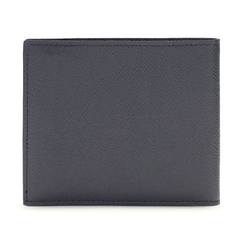 Ferragamo Blue Calf Leather Bos Taurus Wallet