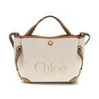 Chloé Beige Fabric Handbag