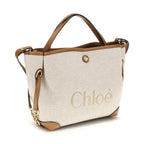 Chloé Beige Fabric Handbag