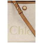 Chloé Beige Fabric Handbag