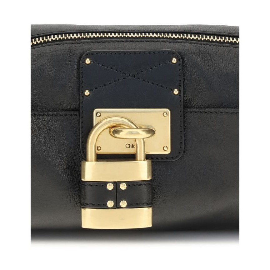 Chloé Black Calf Leather Bos Taurus Shoulder Bag