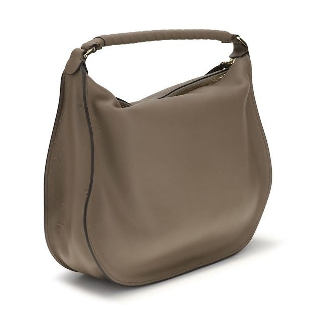 Chloé Beige Calf Leather Bos Taurus Shoulder Bag