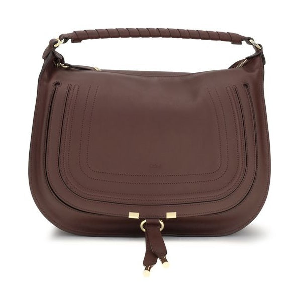 Chloé Brown Calf Leather Bos Taurus Shoulder Bag