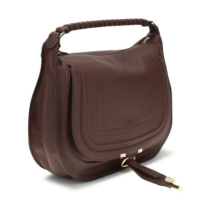 Chloé Brown Calf Leather Bos Taurus Shoulder Bag