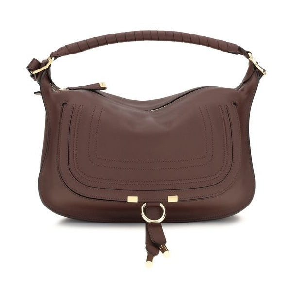 Chloé Bordeaux Calf Leather Bos Taurus Shoulder Bag