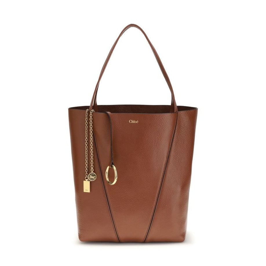 Chloé Brown Calf Leather Bos Taurus Shoulder Bag