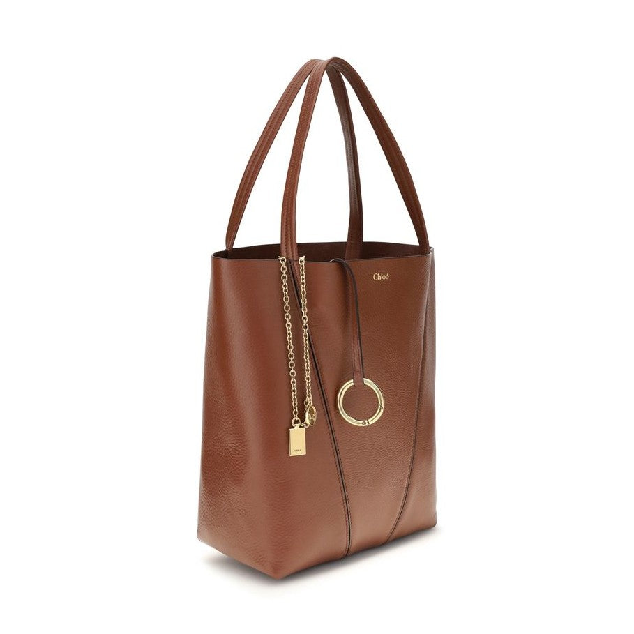 Chloé Brown Calf Leather Bos Taurus Shoulder Bag