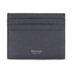 Ferragamo Blue Calf Leather Bos Taurus Wallet
