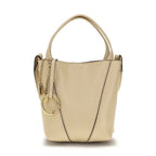 Chloé Beige Calf Leather Bos Taurus Shoulder Bag