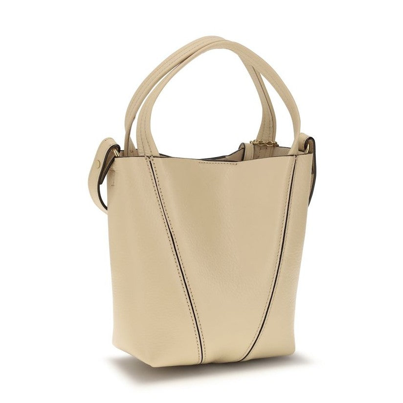 Chloé Beige Calf Leather Bos Taurus Shoulder Bag