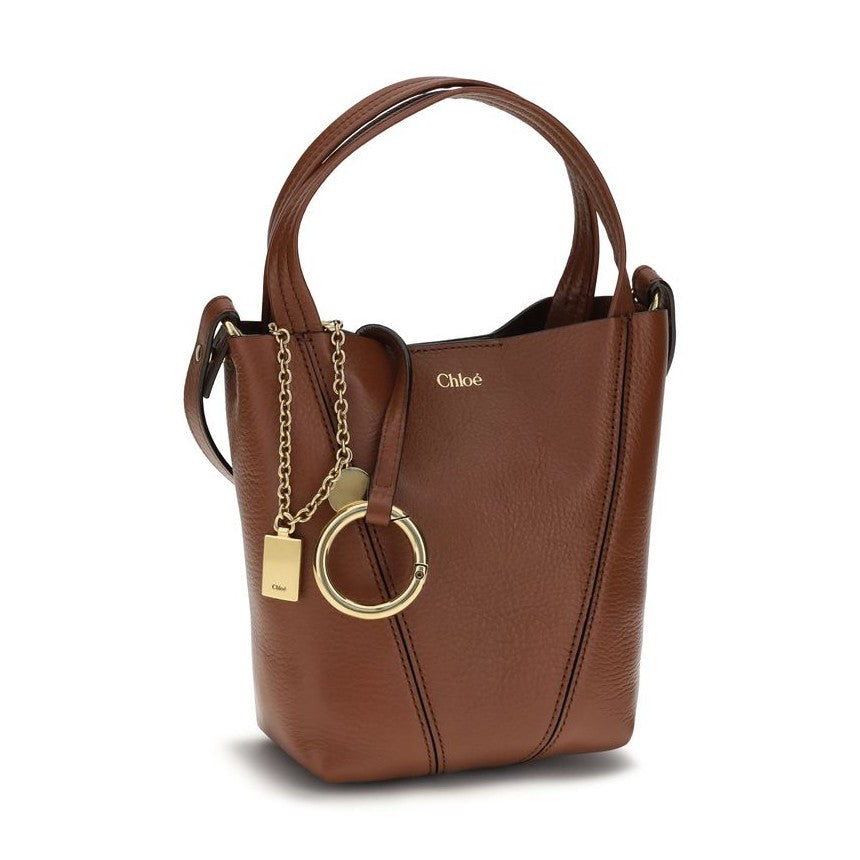 Chloé Brown Calf Leather Bos Taurus Shoulder Bag