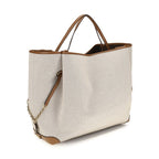 Chloé Beige Cotton Shoulder Bag