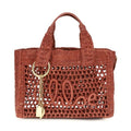 Chloé Multicolor Raffia Shoulder Bag