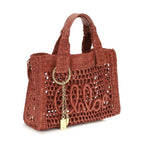 Chloé Multicolor Raffia Shoulder Bag
