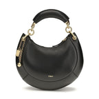 Chloé Black Calf Leather Bos Taurus Shoulder Bag