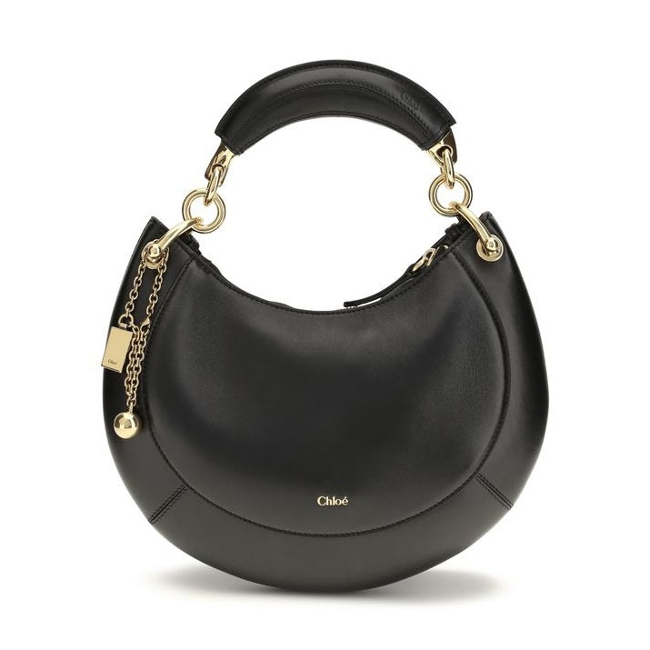 Chloé Black Calf Leather Bos Taurus Shoulder Bag