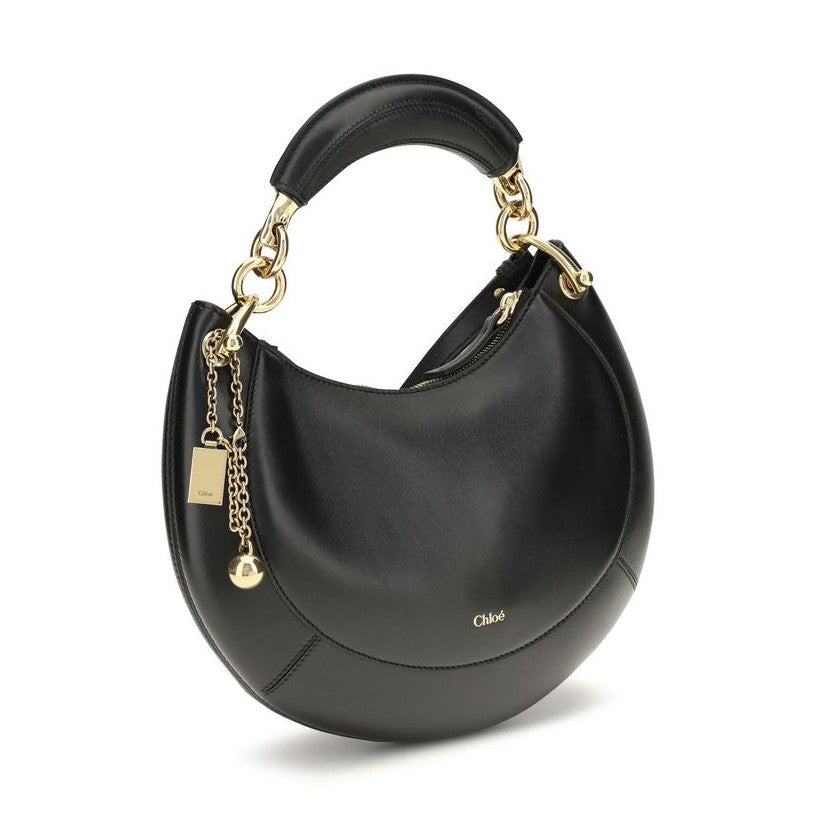 Chloé Black Calf Leather Bos Taurus Shoulder Bag