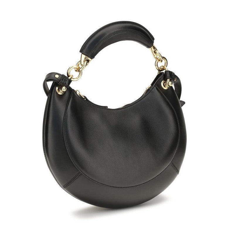 Chloé Black Calf Leather Bos Taurus Shoulder Bag