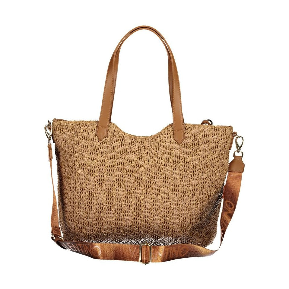 Valentino Brown Polyethylene Women Bag