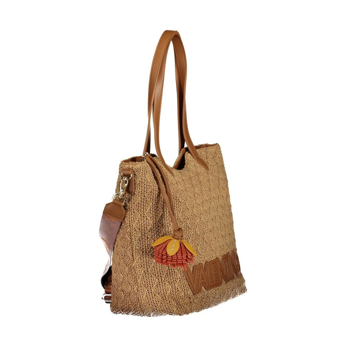 Valentino Brown Polyethylene Women Bag