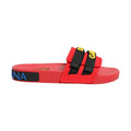 Red Neoprene Slides Flats Beachwear Shoes