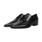 Dolce & Gabbana Black Leather Lace Up Derby Dress Shoes