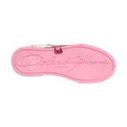 Dolce & Gabbana White Pink Portofino Royal Pig Sneakers Shoes