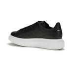 Alexander McQueen Black Calf Leather Bos Taurus Platform Sneakers
