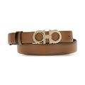 Ferragamo Brown Calf Leather Bos Taurus Regular Belt