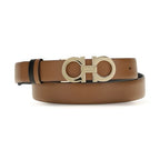 Ferragamo Brown Calf Leather Bos Taurus Regular Belt