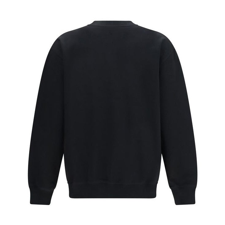 Balmain Black Cotton Sweatshirt