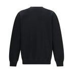 Balmain Black Cotton Sweatshirt