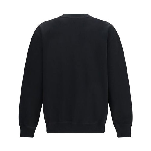 Balmain Black Cotton Sweatshirt