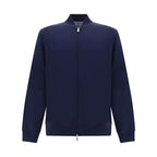 Brunello Cucinelli Blue Cotton Sweatshirt