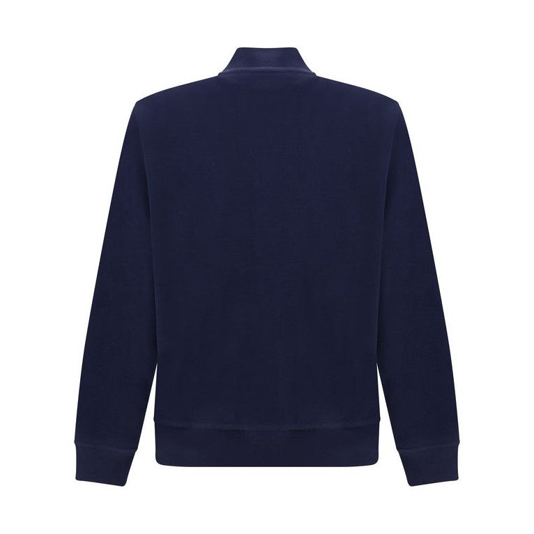 Brunello Cucinelli Blue Cotton Sweatshirt