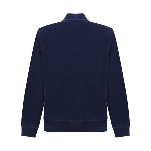 Brunello Cucinelli Blue Cotton Sweatshirt