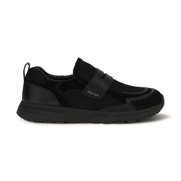 Prada Black Polyester Sneakers