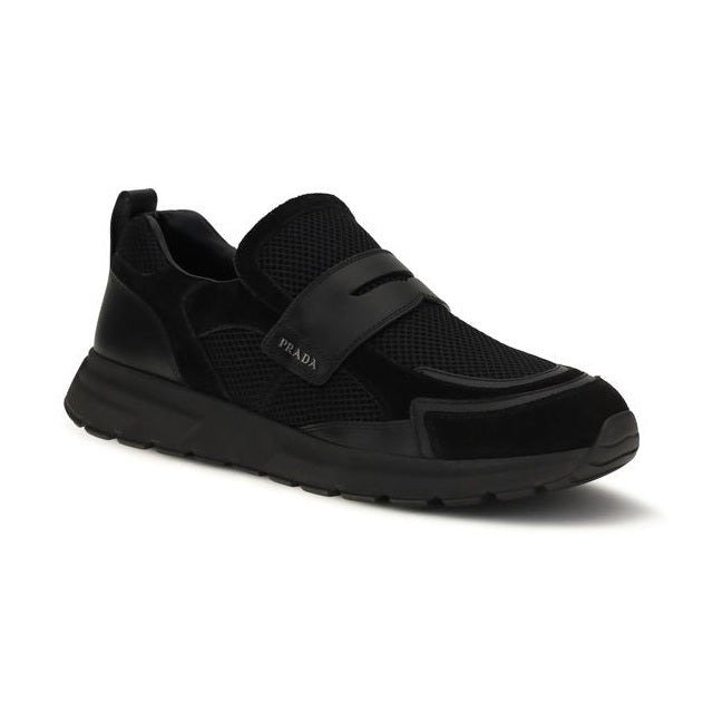 Prada Black Polyester Sneakers