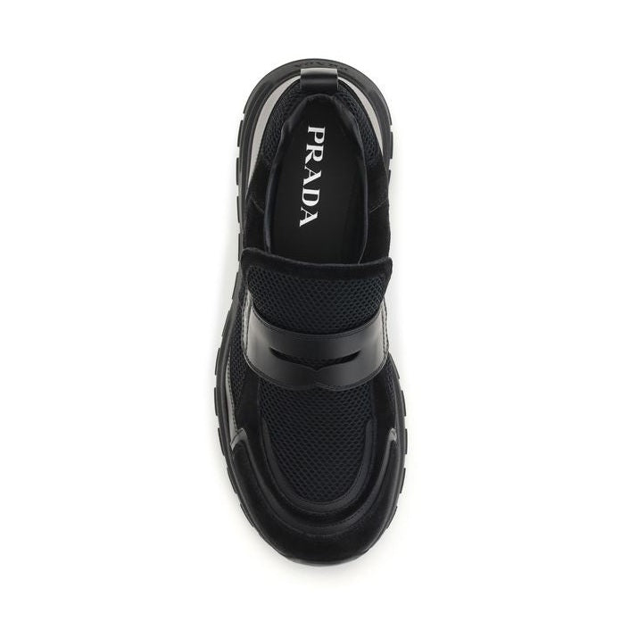 Prada Black Polyester Sneakers