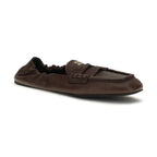 Miu Miu Brown Lamb Ovis Aries Aries Slip-On Loafers